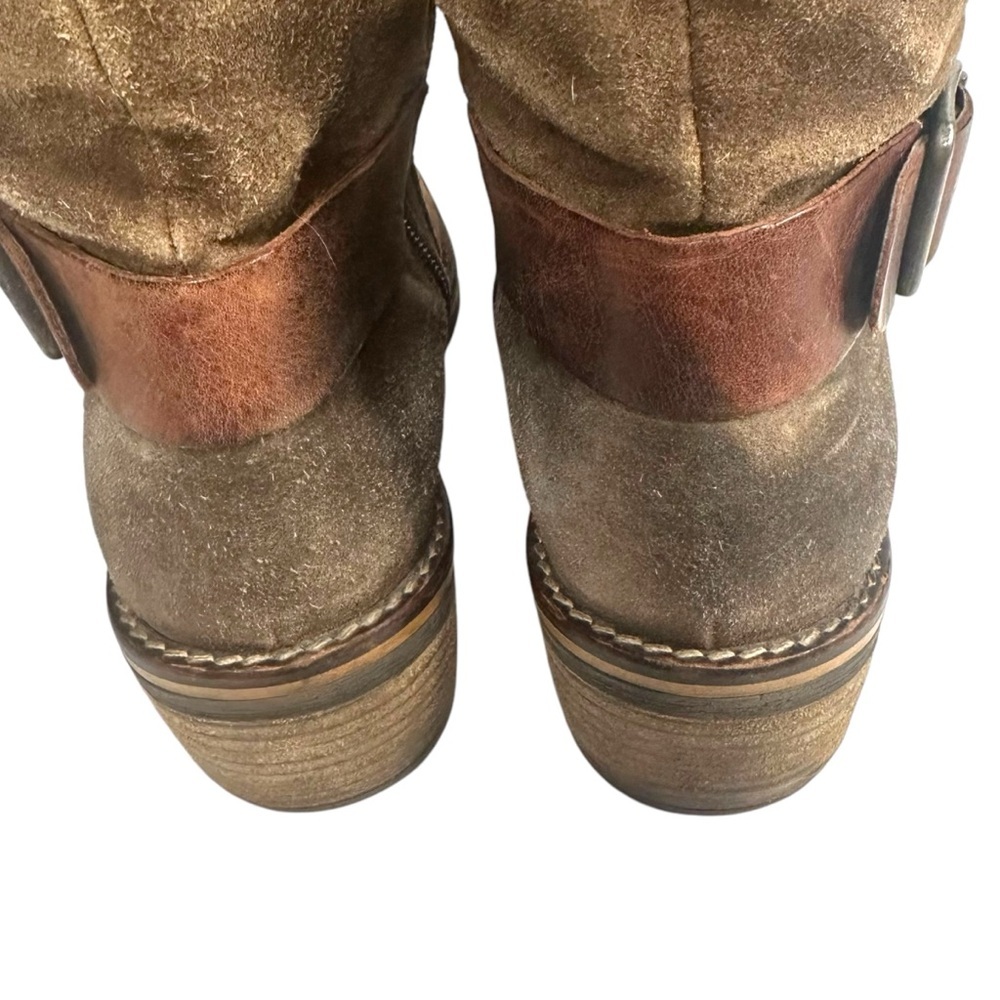 Wonders Knee-High Leather and Suede Boots Size 38